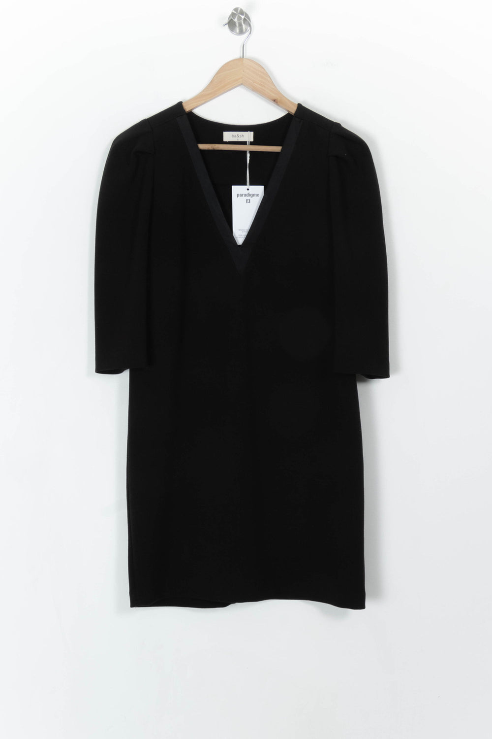 Robe Courte Noire - Taille S/36 de la marque ba&sh | PARAD107199 - Vendu par Paradigme - Image 2