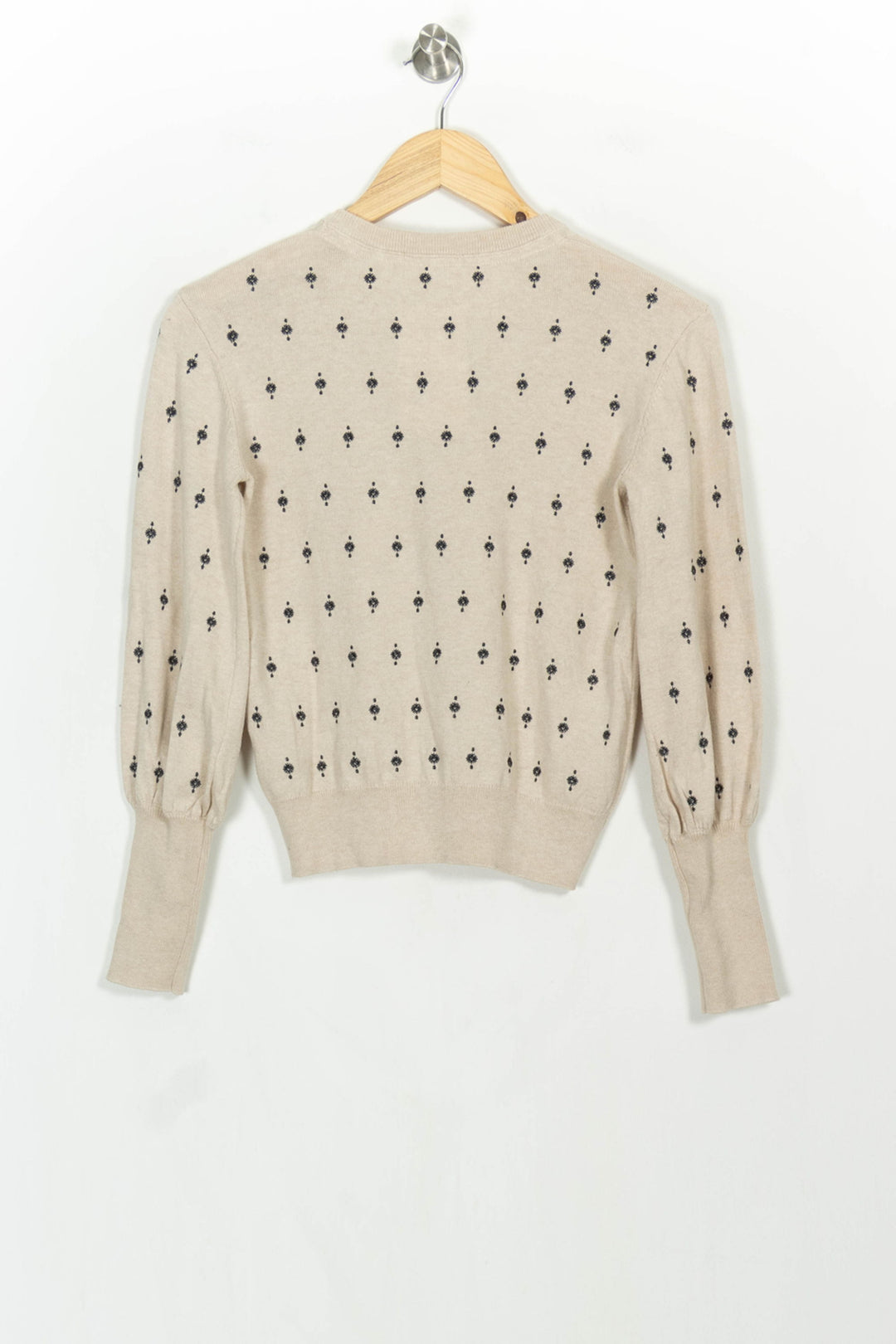 Cardigan Beige et Noir - Taille XS/34 de la marque Sessùn | PARAD107202 - Vendu par Paradigme - Image 4