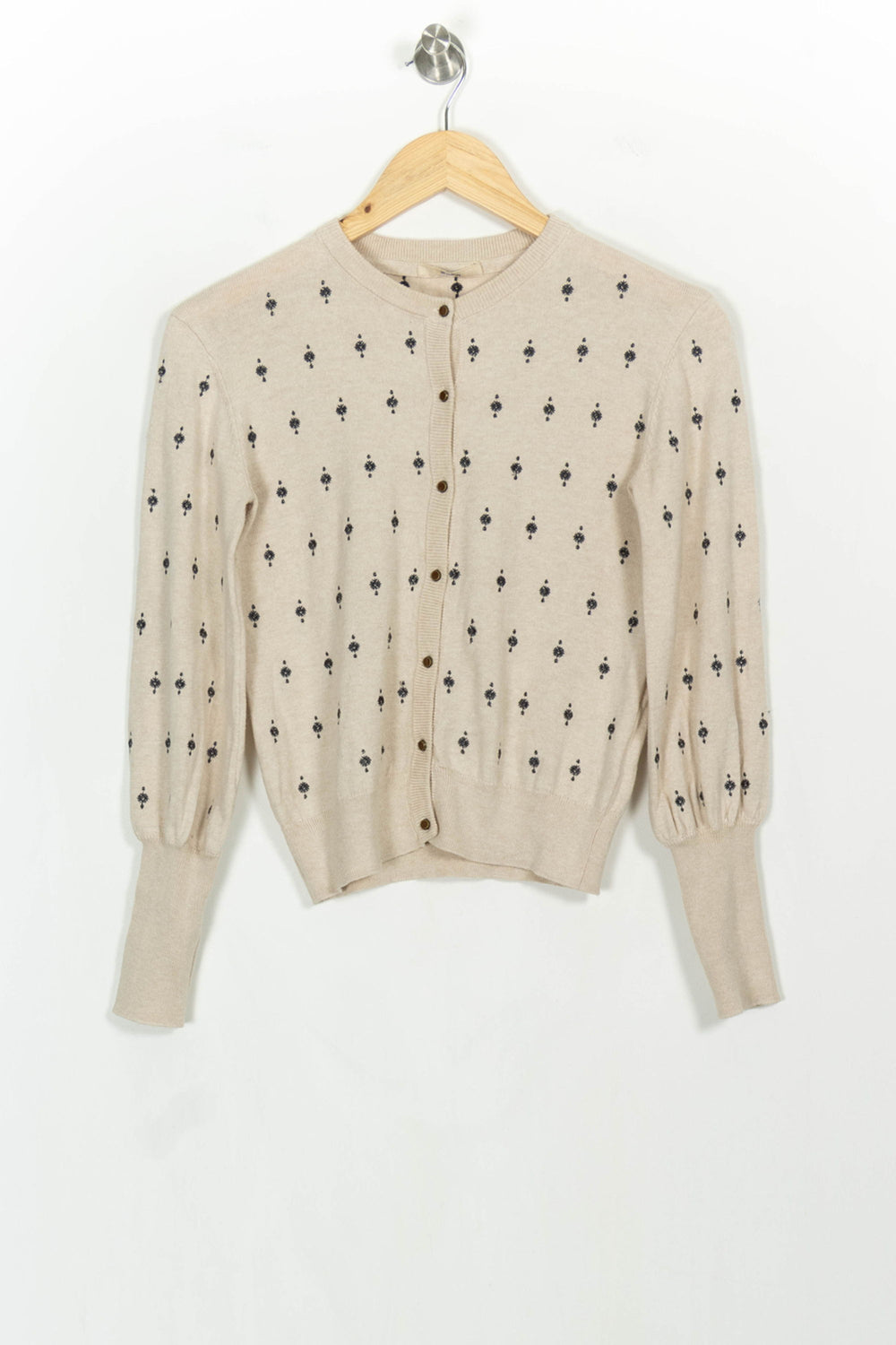 Cardigan Beige et Noir - Taille XS/34 de la marque Sessùn | PARAD107202 - Vendu par Paradigme - Image 2