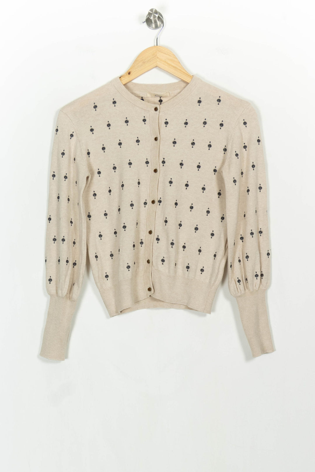 Cardigan Beige et Noir - Taille XS/34 de la marque Sessùn | PARAD107202 - Vendu par Paradigme - Image 2