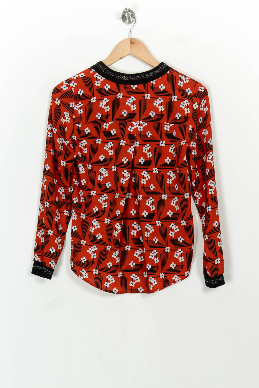 Blouse Rouge - Taille XS/34 de la marque I.Code | PARAD107206 - Vendu par Paradigme - Image 4