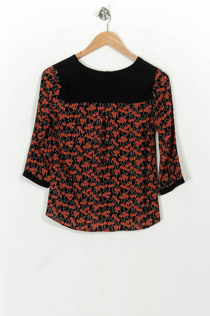 Blouse Noire et Rouge - Taille XS/34 de la marque I.Code | PARAD107210 - Vendu par Paradigme - Image 4