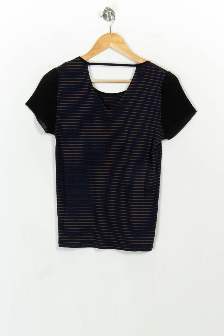 Tee-shirt Noir et Bleu - Taille XS/34 de la marque I.Code | PARAD107212 - Vendu par Paradigme - Image 4