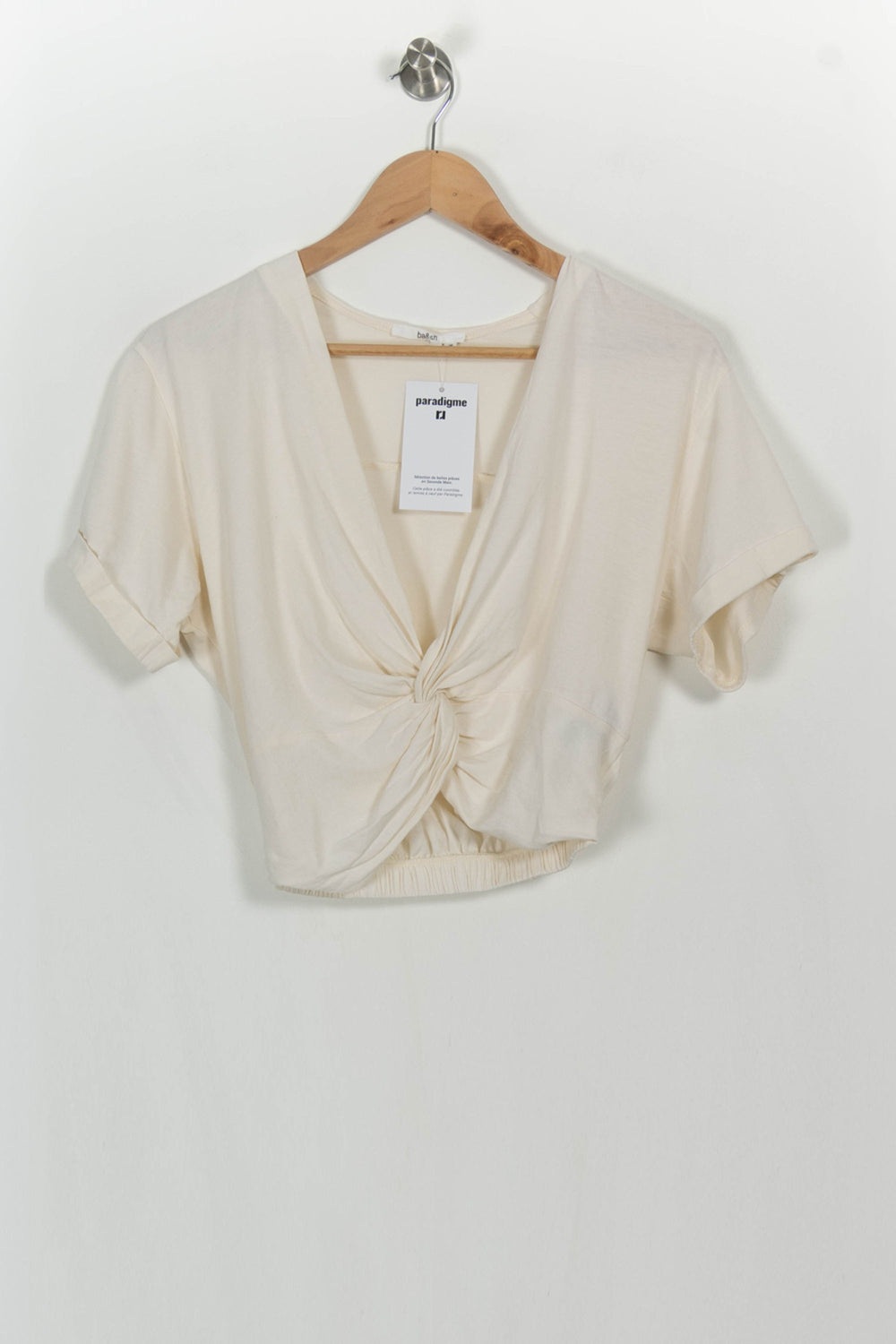 Top Blanc - Taille XS/34 de la marque ba&sh | PARAD107214 - Vendu par Paradigme - Image 2