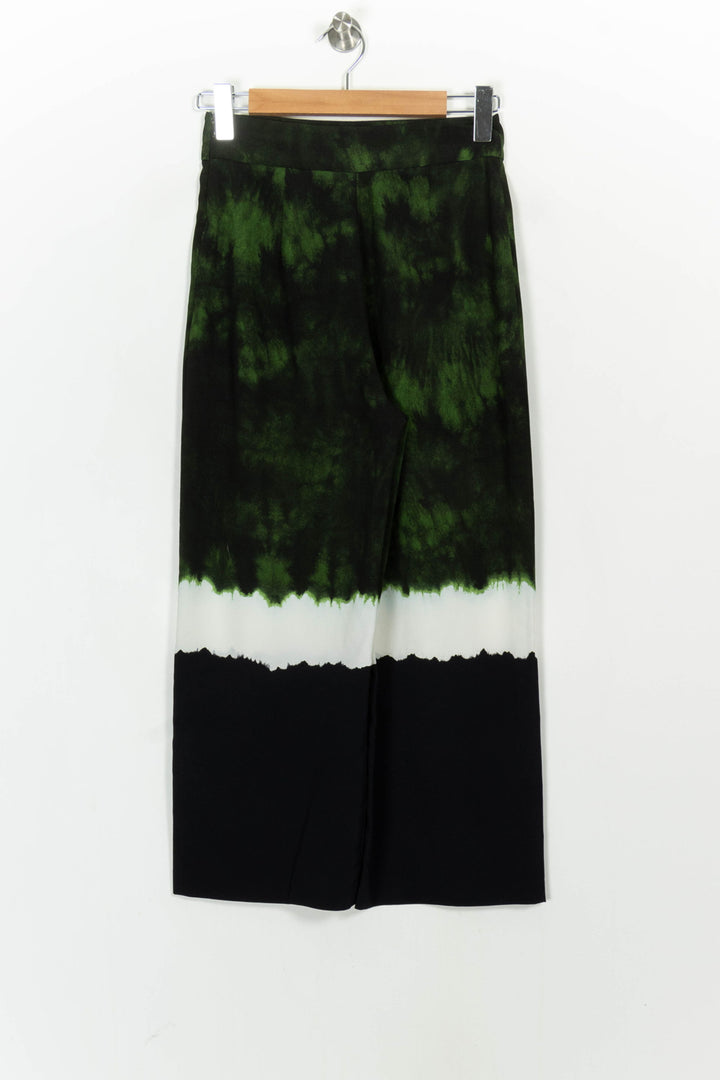 Pantalon Vert Noir et Blanc - Taille S/36 de la marque Maje | PARAD107215 - Vendu par Paradigme - Image 4
