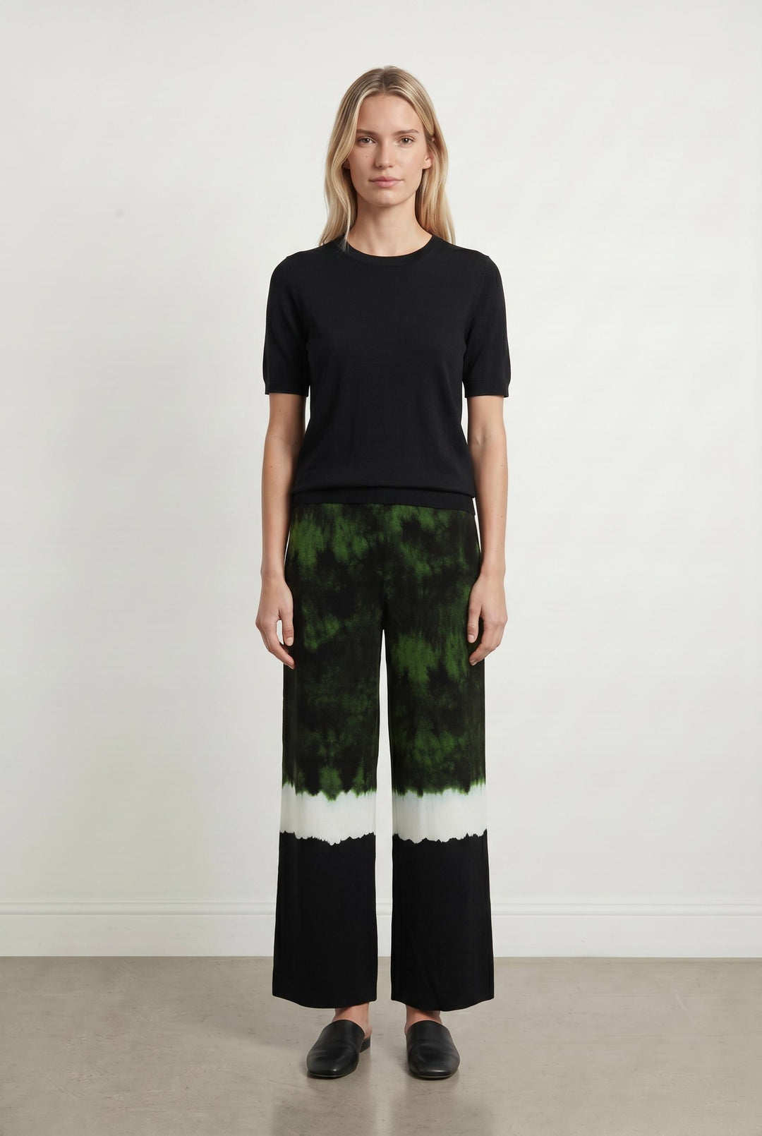 Pantalon Vert Noir et Blanc - Taille S/36 de la marque Maje | PARAD107215 - Vendu par Paradigme - Image 1