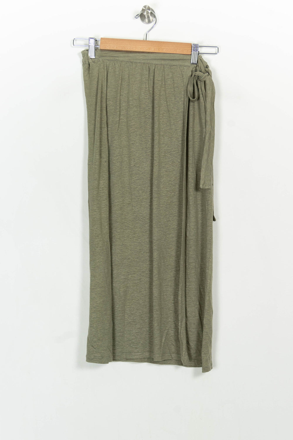 Jupe Midi Verte - Taille XS/34 de la marque Majestic Filatures | PARAD107216 - Vendu par Paradigme - Image 2