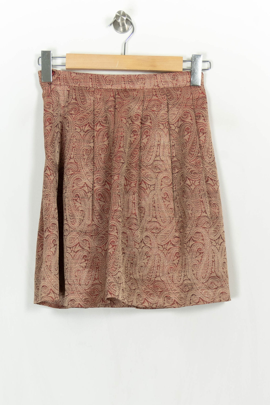 Jupe Plissée Rose et Beige - Taille M/38 de la marque Agnès b. | PARAD107218 - Vendu par Paradigme - Image 4