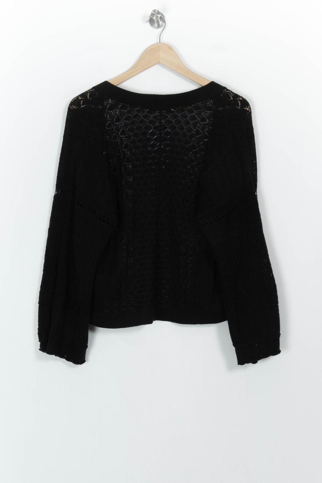 Gilet Noir - Taille S/36 de la marque La Fée Maraboutée | PARAD107221 - Vendu par Paradigme - Image 4