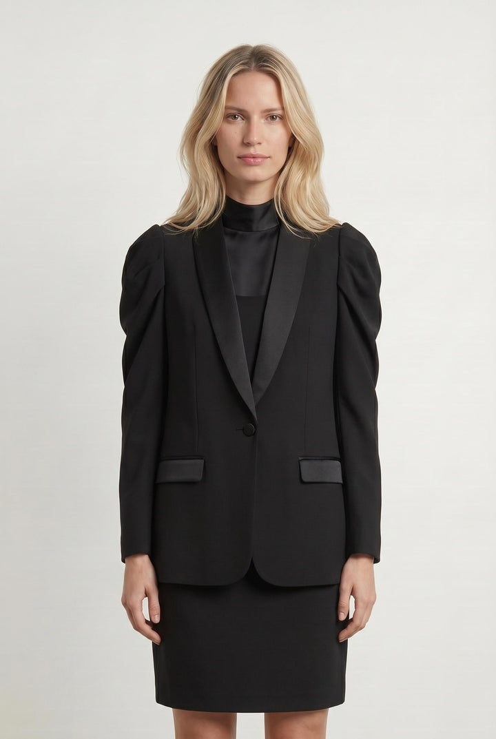 Blazer Noir - Taille S/36 de la marque The Kooples | PARAD107222 - Vendu par Paradigme - Image 1