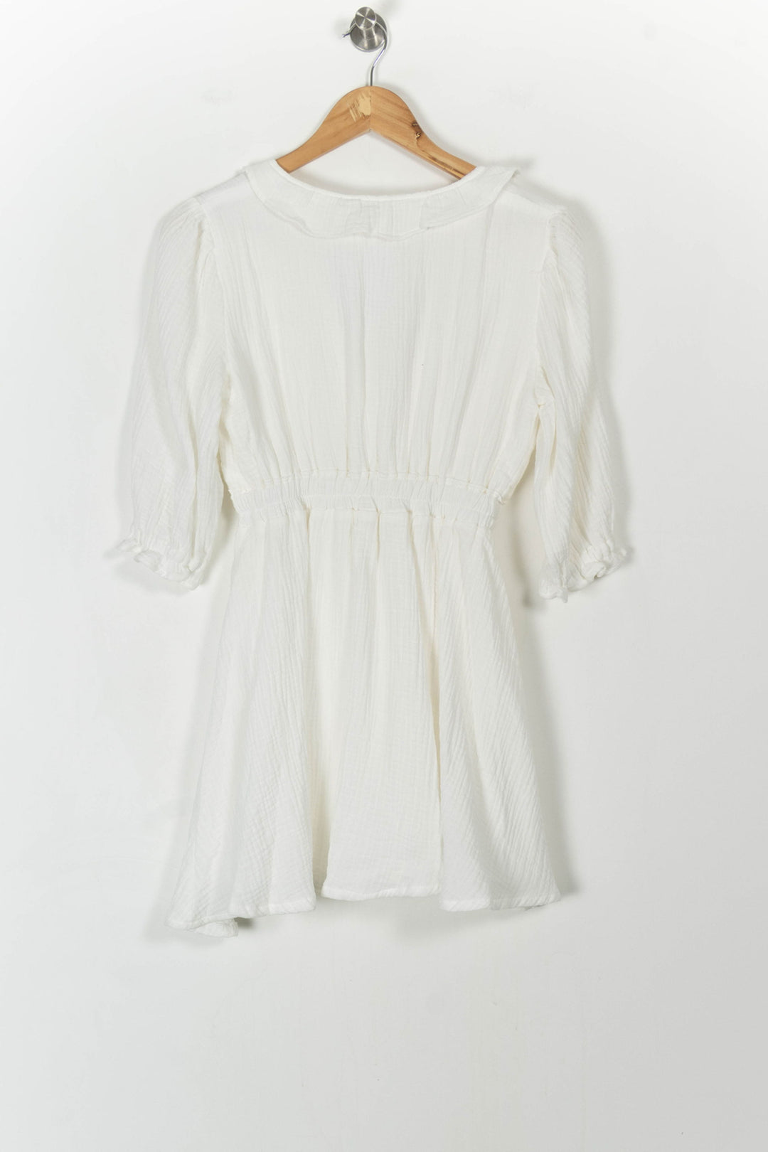 Robe Courte Blanche - Taille M/38 de la marque SAAJ | PARAD107228 - Vendu par Paradigme - Image 4