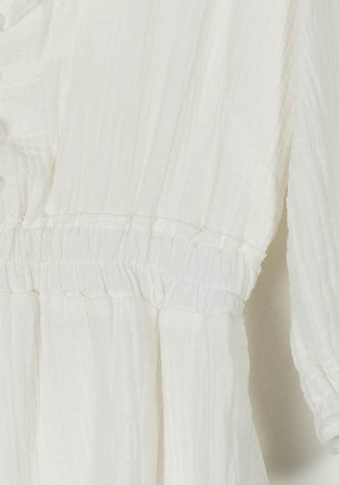 Robe Courte Blanche - Taille M/38 de la marque SAAJ | PARAD107228 - Vendu par Paradigme - Image 3