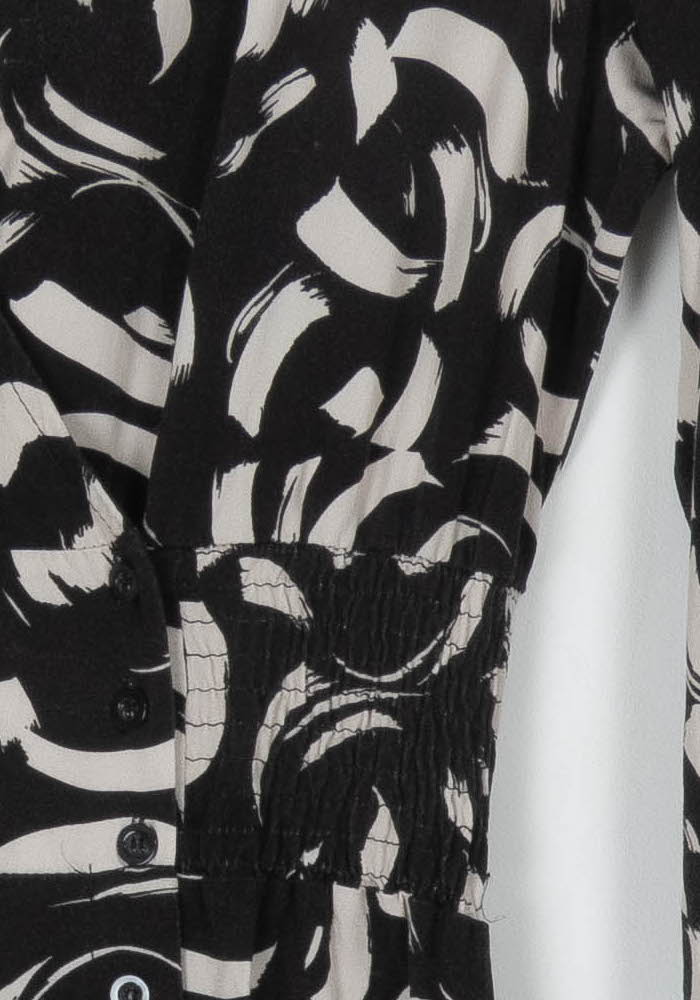 Robe Noire et Blanche - Taille S/36 de la marque La Fée Maraboutée | PARAD107230 - Vendu par Paradigme - Image 3