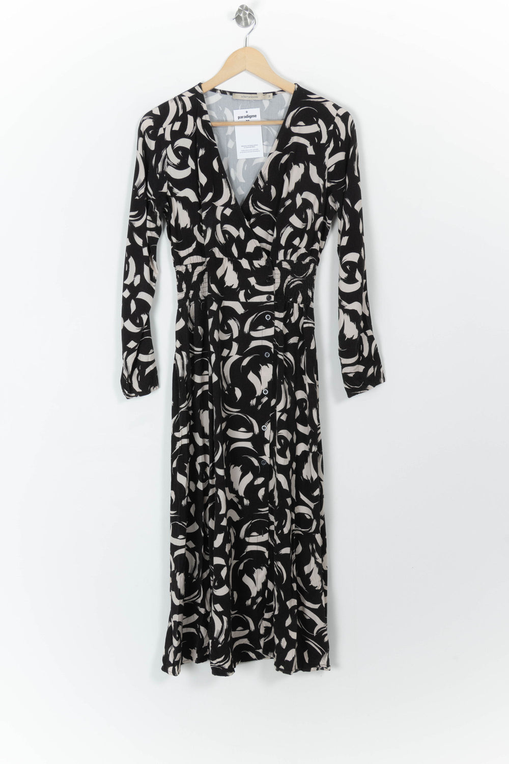 Robe Noire et Blanche - Taille S/36 de la marque La Fée Maraboutée | PARAD107230 - Vendu par Paradigme - Image 2