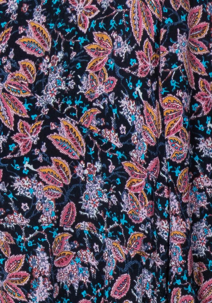 Robe Longue Bleu et Rose - Taille S/36 de la marque La Fée Maraboutée | PARAD107231 - Vendu par Paradigme - Image 3