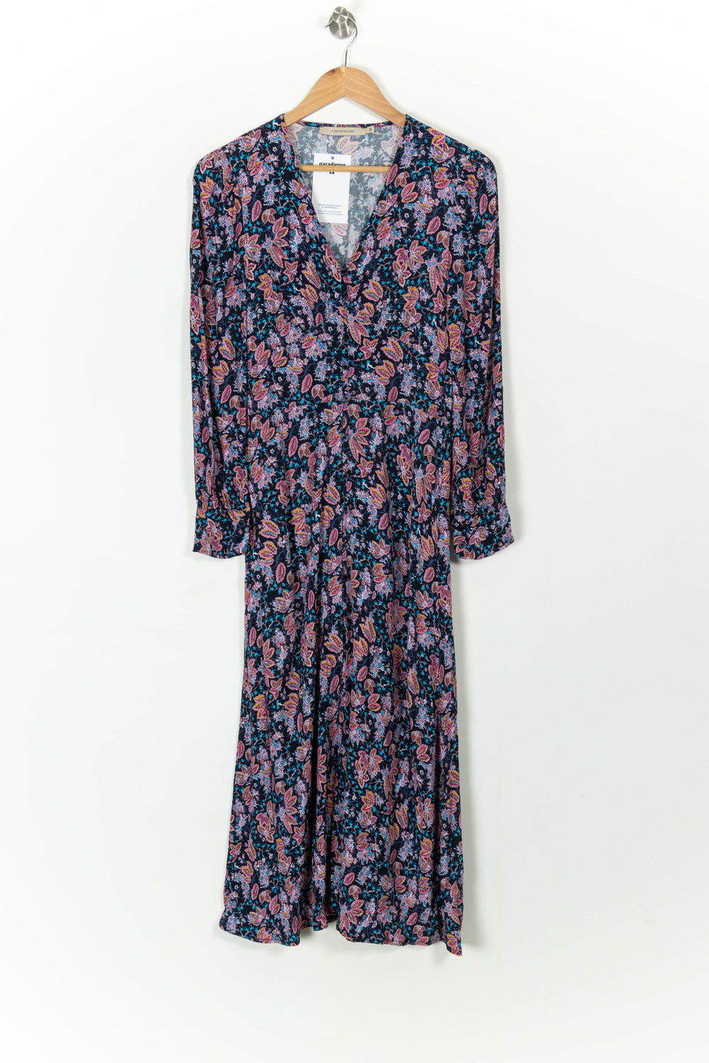 Robe Longue Bleu et Rose - Taille S/36 de la marque La Fée Maraboutée | PARAD107231 - Vendu par Paradigme - Image 2