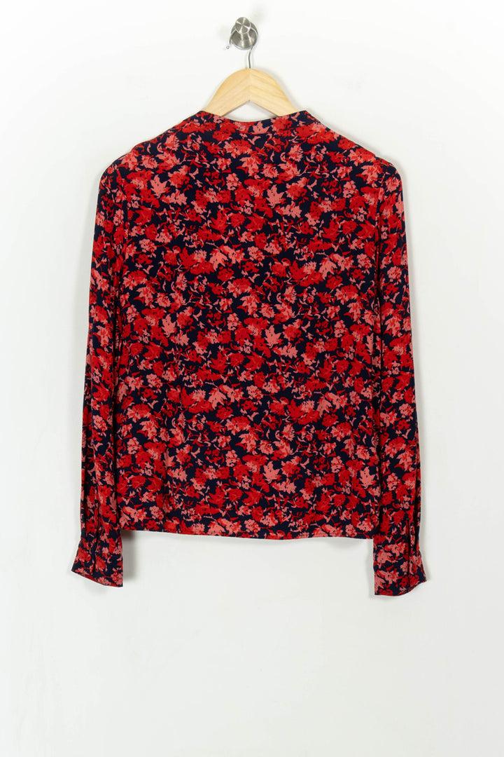 Blouse Rouge et Bleu Marine - Taille M/38 de la marque La Fée Maraboutée | PARAD107235 - Vendu par Paradigme - Image 4