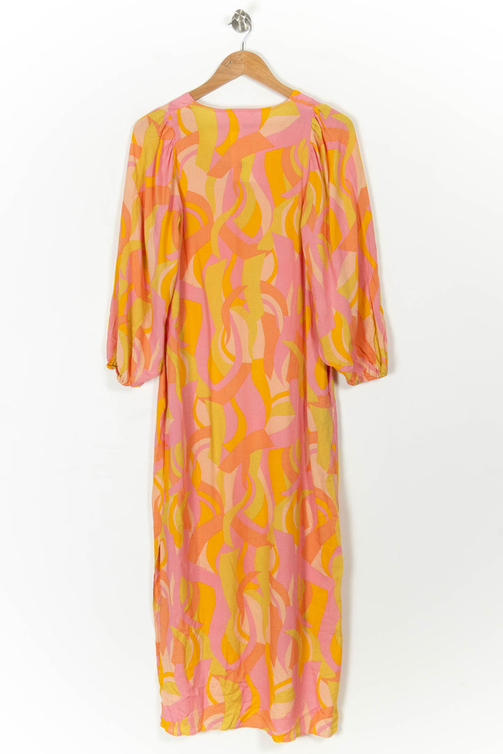 Robe Longue Rose et Jaune - Taille XXS/32 de la marque Grace & Mila | PARAD107236 - Vendu par Paradigme - Image 4