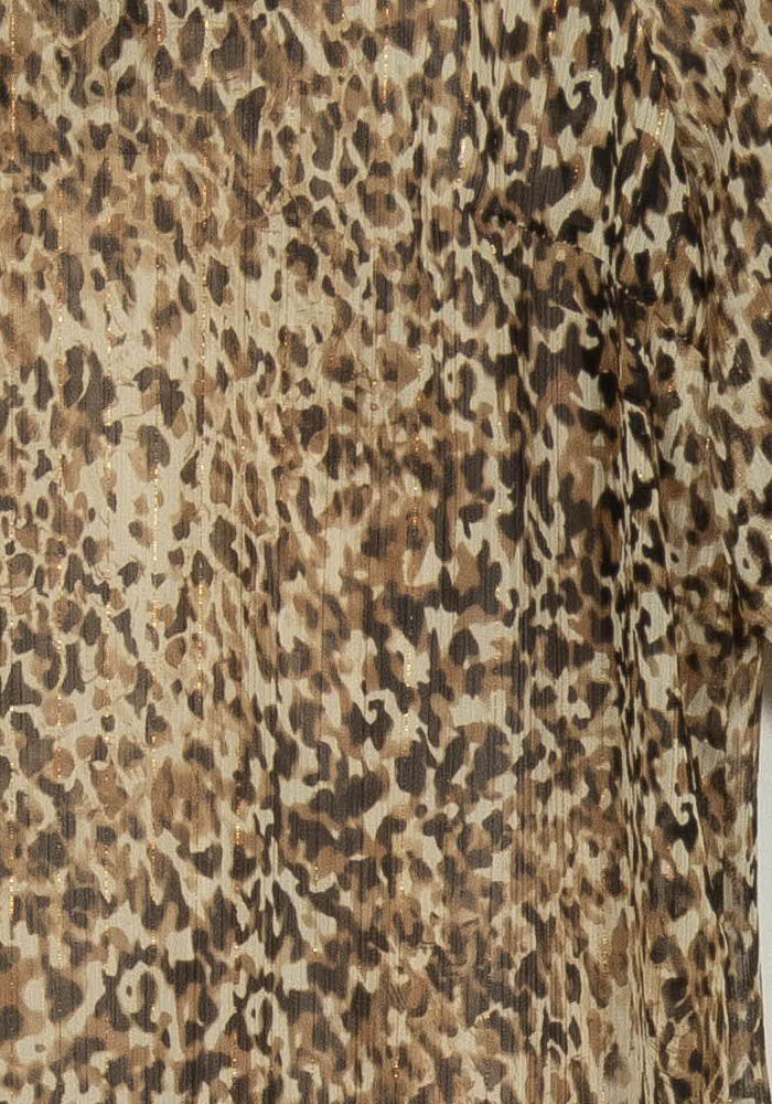 Robe Longue Léopard Beige - Taille M/38 de la marque Imprevu | PARAD107241 - Vendu par Paradigme - Image 3