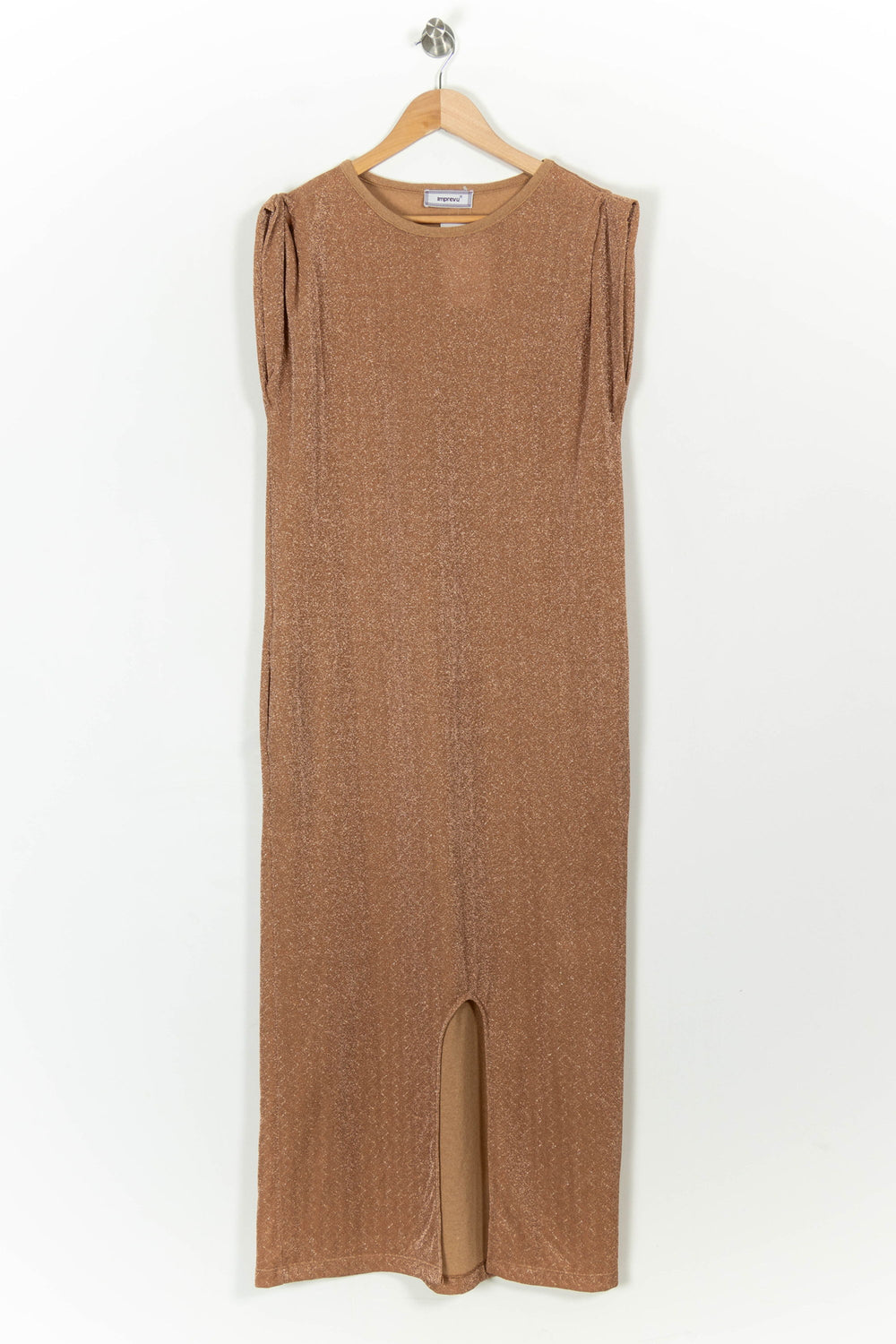 Robe Longue Dorée - Taille M/38 de la marque Imprevu | PARAD107242 - Vendu par Paradigme - Image 2