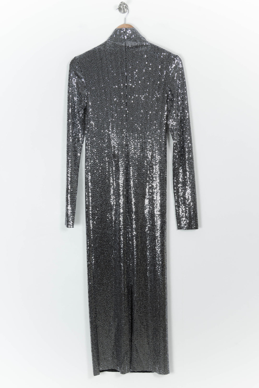 Robe Longue Argentée - Taille S/36 de la marque Maje | PARAD107247 - Vendu par Paradigme - Image 4
