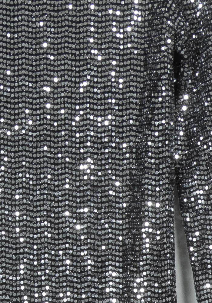 Robe Longue Argentée - Taille S/36 de la marque Maje | PARAD107247 - Vendu par Paradigme - Image 3