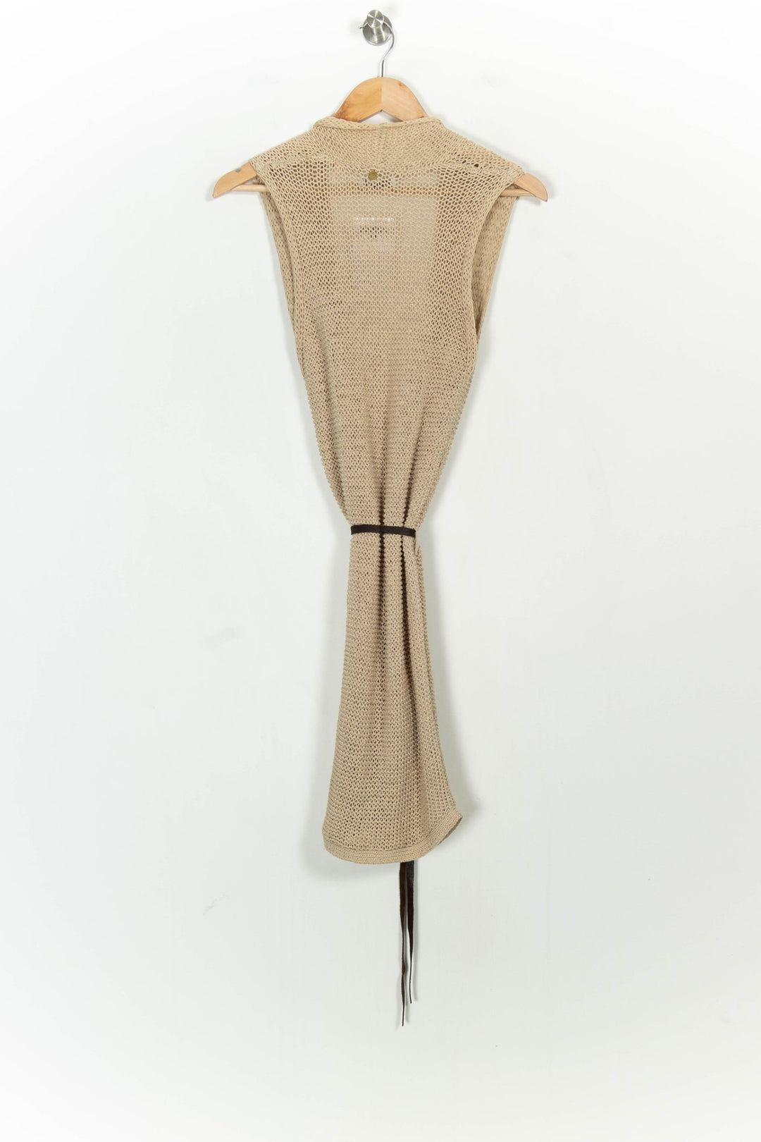 Gilet Sans Manches Beige et Marron - Taille S/36 de la marque IKKS | PARAD107258 - Vendu par Paradigme - Image 4