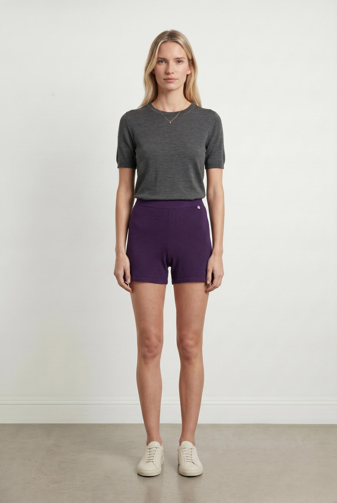 Short Violet - Taille M/38 de la marque IKKS | PARAD107260 - Vendu par Paradigme - Image 1