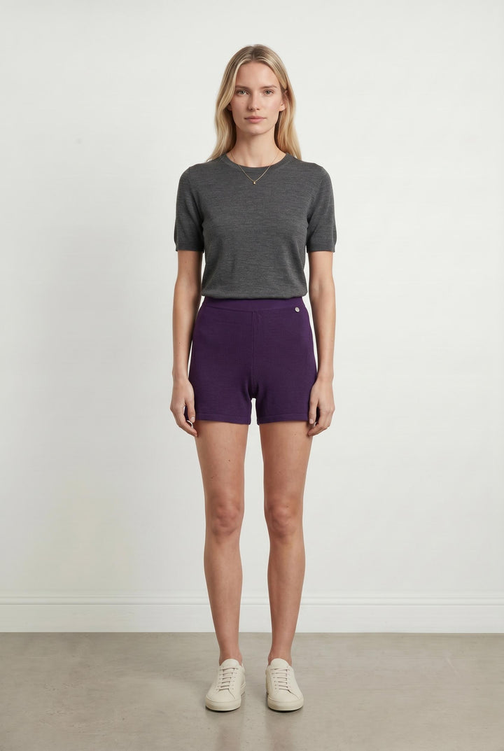 Short Violet - Taille M/38 de la marque IKKS | PARAD107260 - Vendu par Paradigme - Image 1