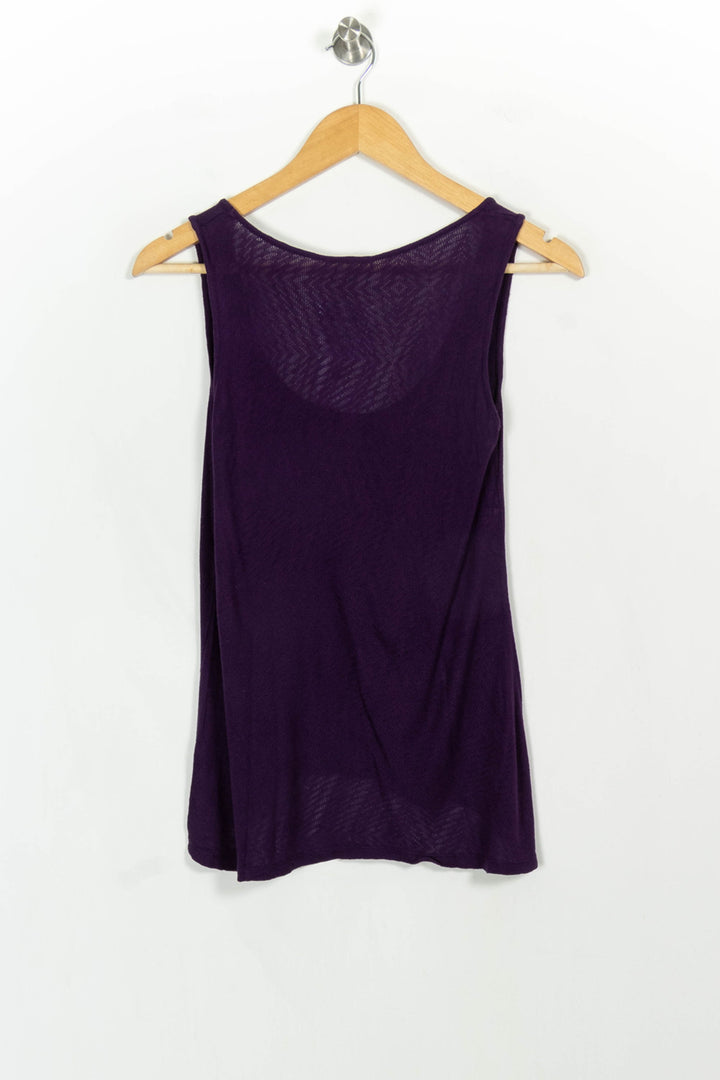 Débardeur Violet - Taille M/38 de la marque IKKS | PARAD107261 - Vendu par Paradigme - Image 4