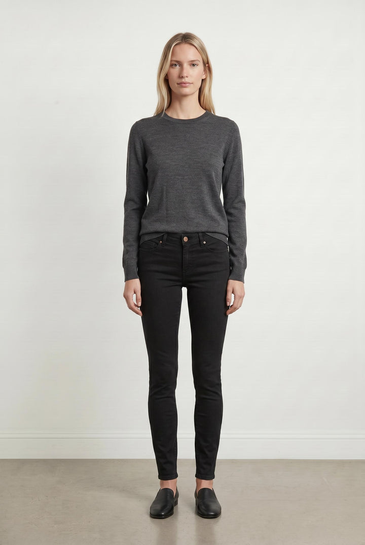 Jean Skinny Noir - Taille M/38 de la marque IKKS | PARAD107263 - Vendu par Paradigme - Image 1