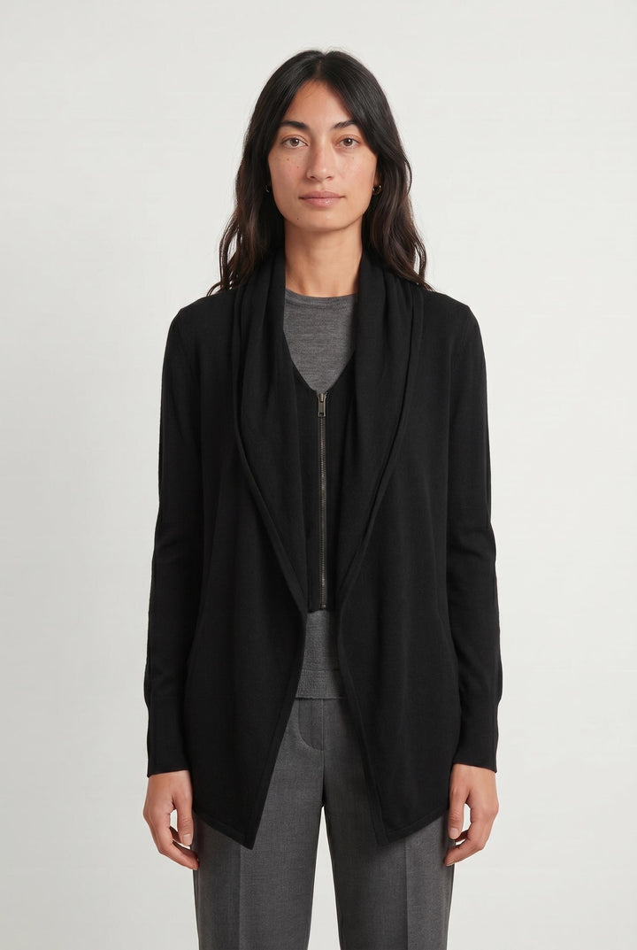 Cardigan Noir - Taille M/38 de la marque IKKS | PARAD107264 - Vendu par Paradigme - Image 1