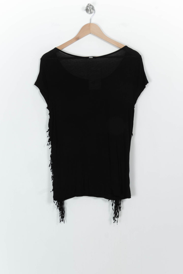 Tee-shirt Noir - Taille M/38 de la marque IKKS | PARAD107265 - Vendu par Paradigme - Image 4