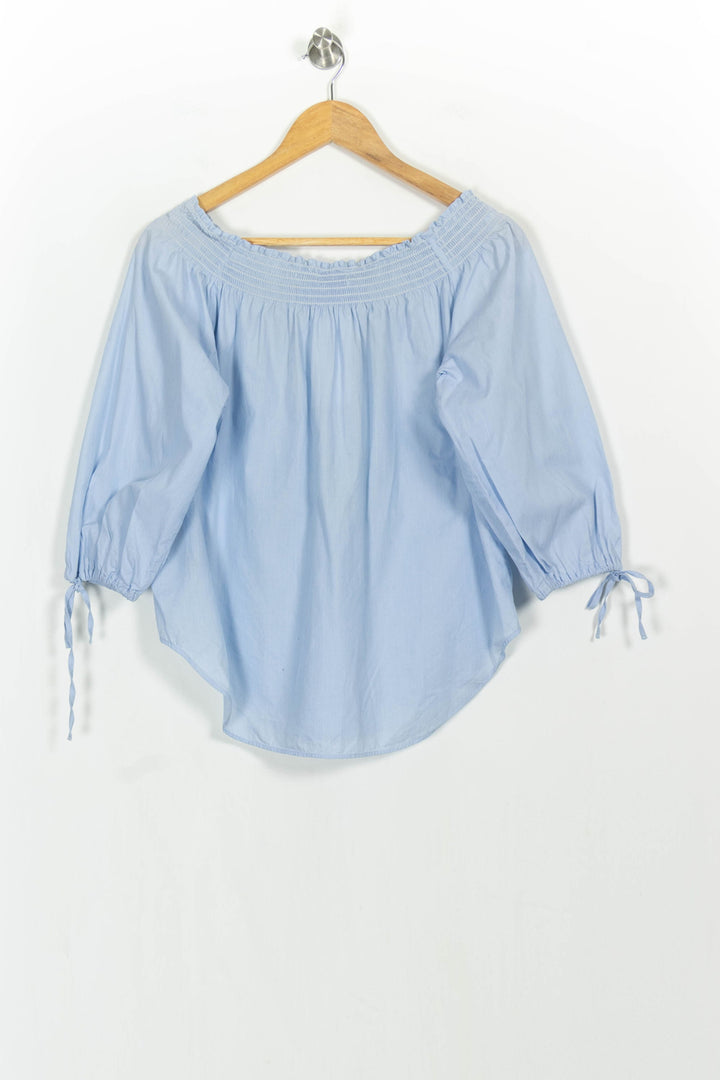 Blouse Bleue - Taille XS/34 de la marque IKKS | PARAD107266 - Vendu par Paradigme - Image 4