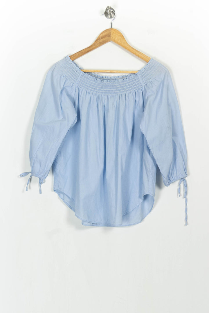 Blouse Bleue - Taille XS/34 de la marque IKKS | PARAD107266 - Vendu par Paradigme - Image 2