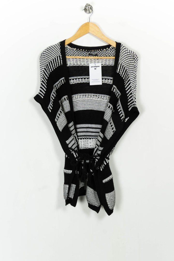 Gilet Noir et Blanc - Taille M/38 de la marque IKKS | PARAD107269 - Vendu par Paradigme - Image 2