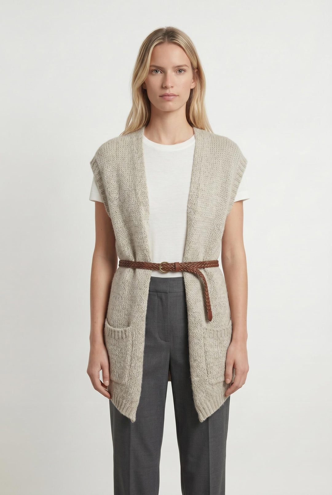 Cardigan Gris - Taille M/38 de la marque IKKS | PARAD107271 - Vendu par Paradigme - Image 1