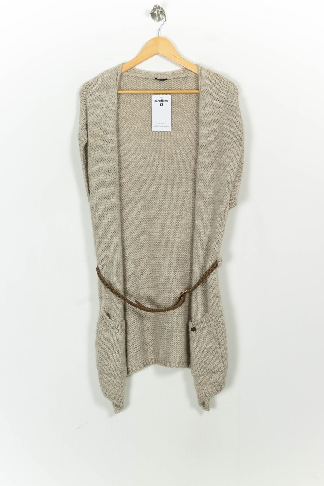 Cardigan Gris - Taille M/38 de la marque IKKS | PARAD107271 - Vendu par Paradigme - Image 2
