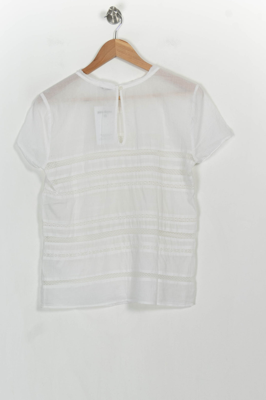 Blouse Blanche - Taille M/38 de la marque IKKS | PARAD107274 - Vendu par Paradigme - Image 4