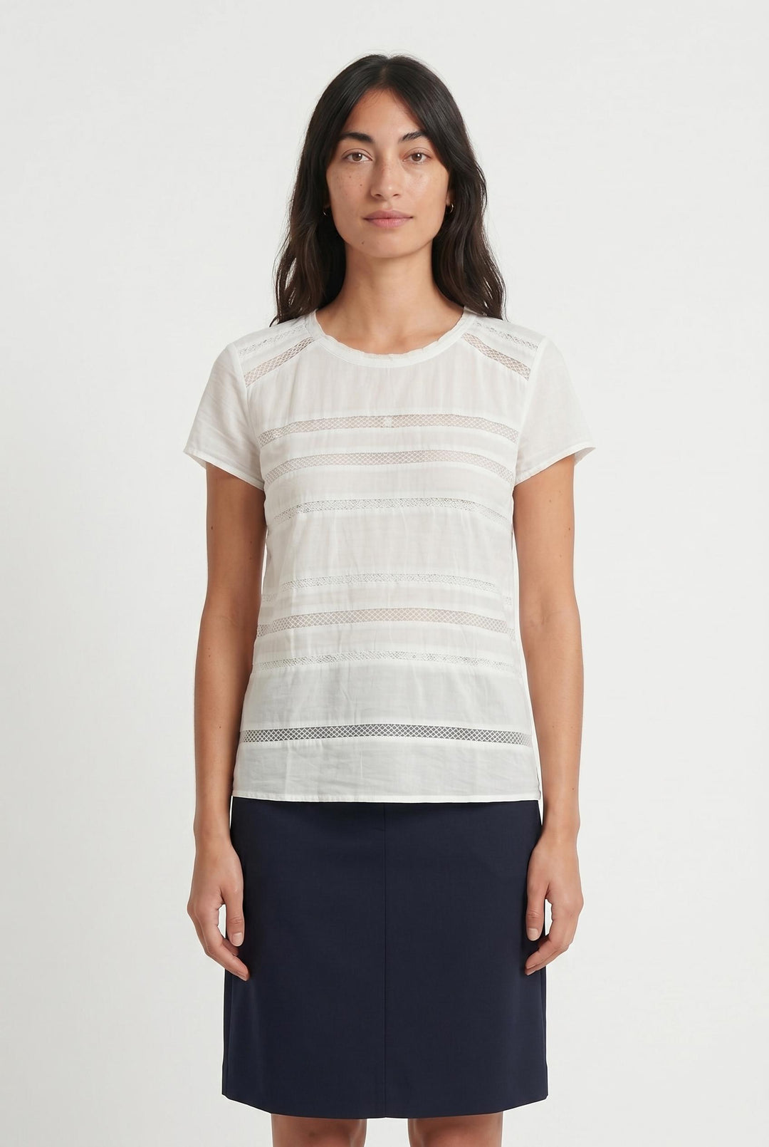 Blouse Blanche - Taille M/38 de la marque IKKS | PARAD107274 - Vendu par Paradigme - Image 1
