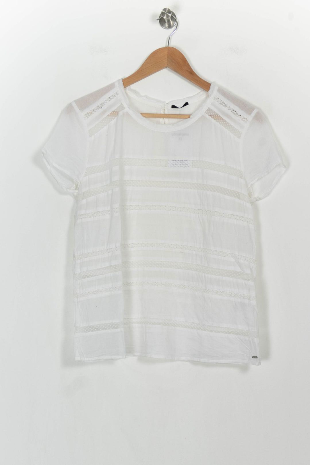 Blouse Blanche - Taille M/38 de la marque IKKS | PARAD107274 - Vendu par Paradigme - Image 2