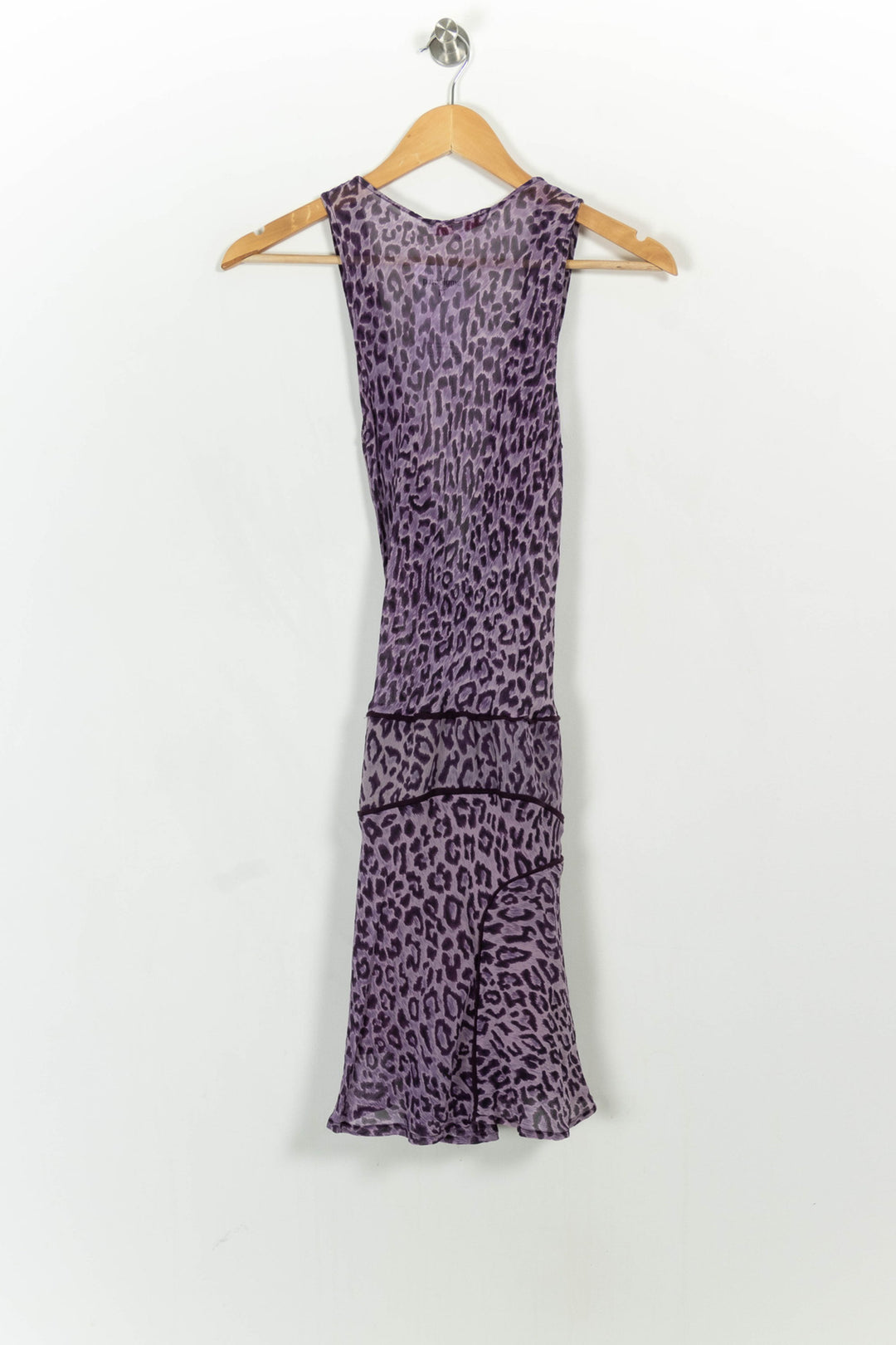 Robe Imprimée Violette - Taille S/36 de la marque Maje | PARAD107284 - Vendu par Paradigme - Image 4