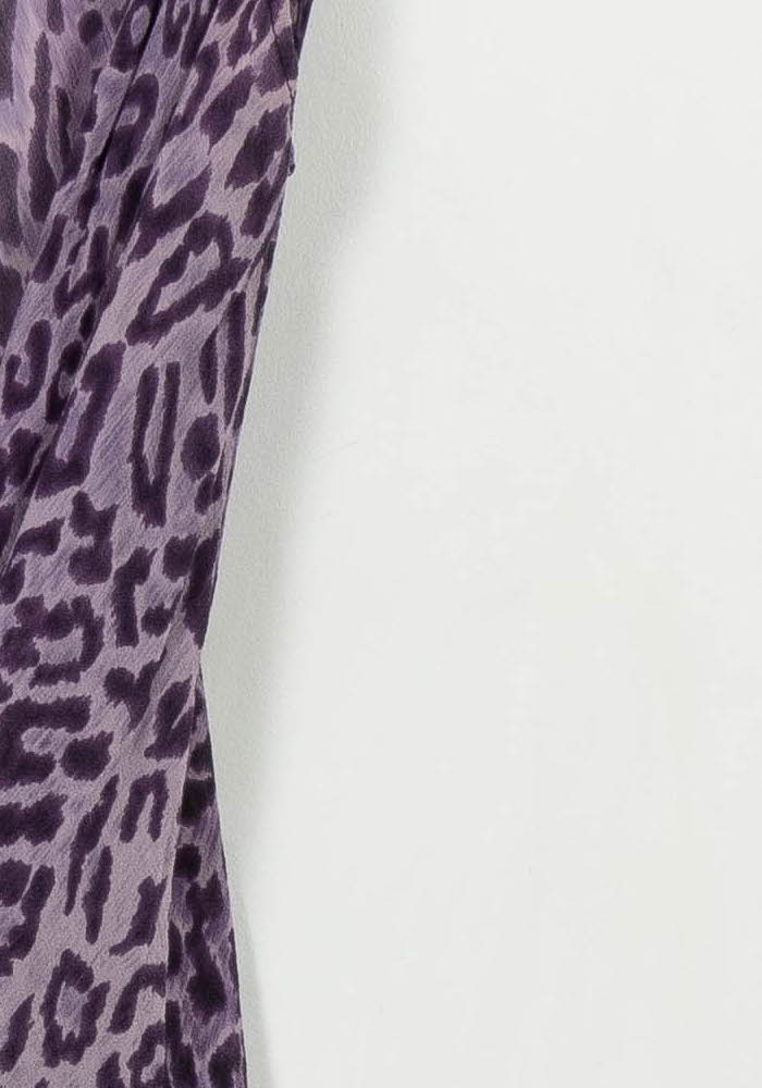 Robe Imprimée Violette - Taille S/36 de la marque Maje | PARAD107284 - Vendu par Paradigme - Image 3