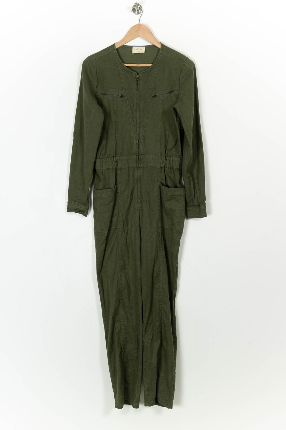 Combinaison Verte - Taille M/38 de la marque Sézane | PARAD107287 - Vendu par Paradigme - Image 2
