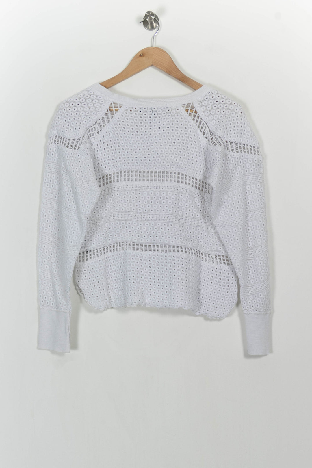 Pull Blanc - Taille L/40 de la marque Isabel Marant | PARAD107291 - Vendu par Paradigme - Image 4