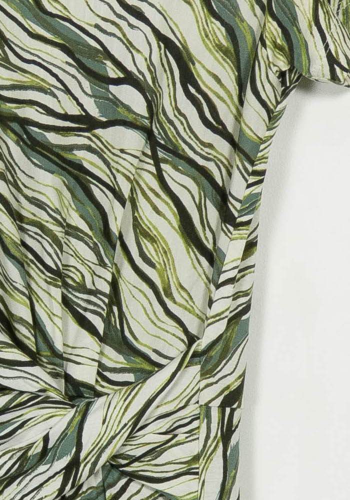 Robe Midi Verte - Taille S/36 de la marque Gerard Darel | PARAD107292 - Vendu par Paradigme - Image 3