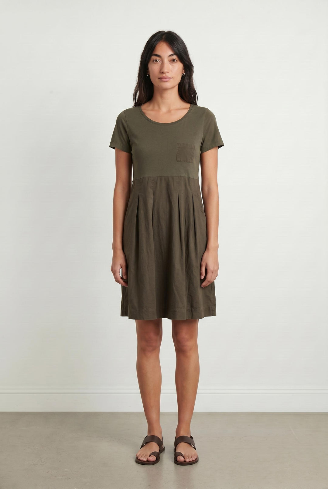 Robe Midi Verte - Taille S/36 de la marque COS | PARAD107295 - Vendu par Paradigme - Image 1