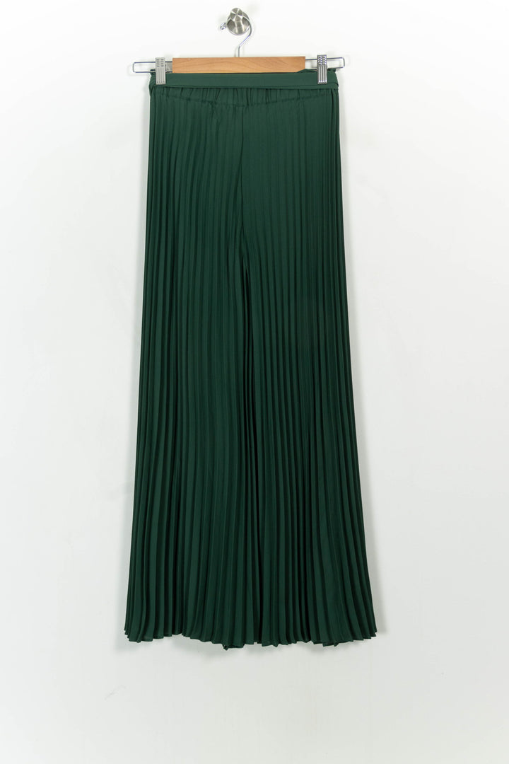 Pantalon Plissé Vert - Taille M/38 de la marque I.Code | PARAD107296 - Vendu par Paradigme - Image 4