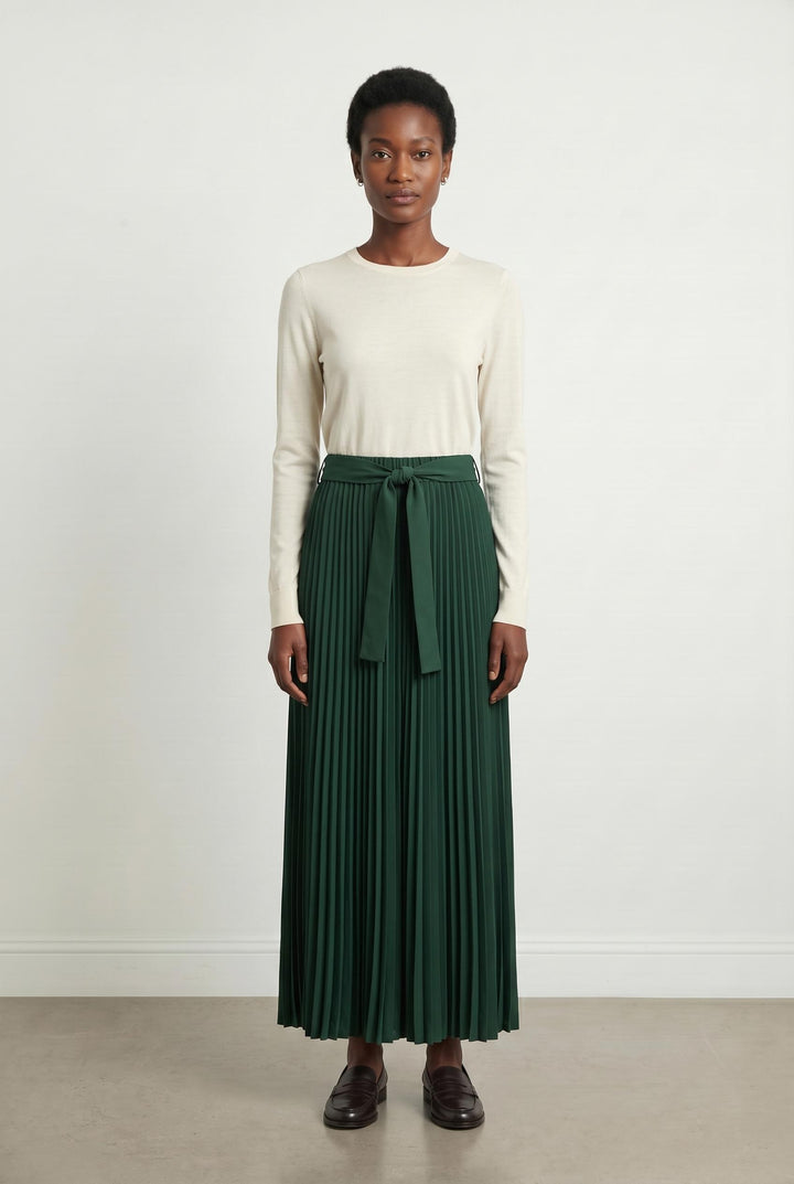 Pantalon Plissé Vert - Taille M/38 de la marque I.Code | PARAD107296 - Vendu par Paradigme - Image 1