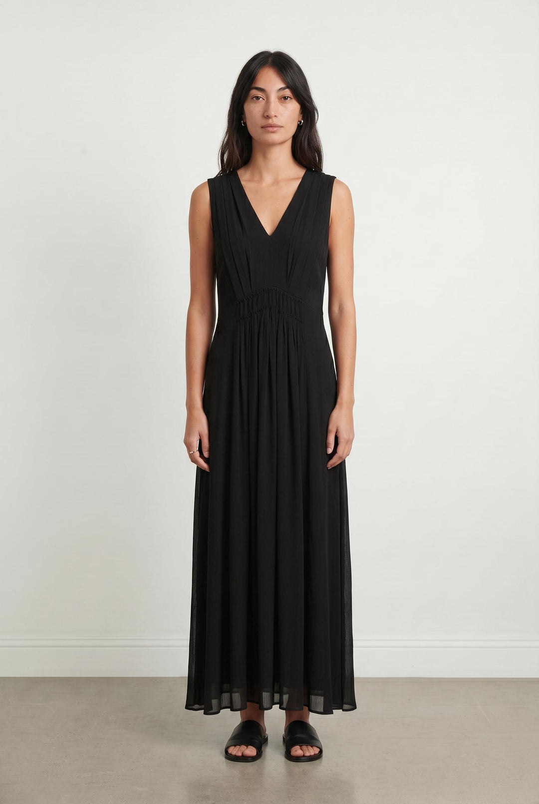 Robe Longue Noire - Taille M/38 de la marque IKKS | PARAD107297 - Vendu par Paradigme - Image 1